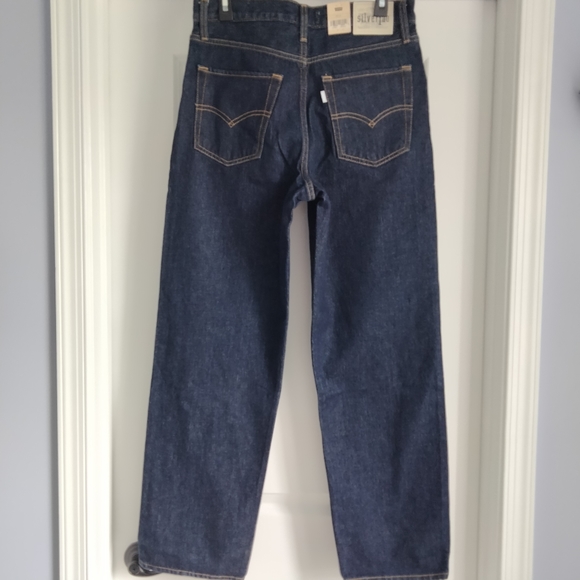 Levi's Silvertab '94 Baggy Dark Wash Wide Leg High Waist Jeans Size 29 - Picture 15 of 15